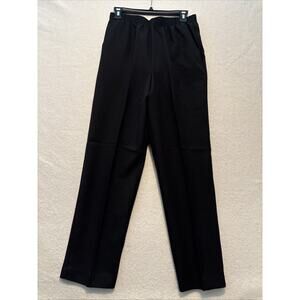 NWOT DONNKENNY WOMENS PANTS SIZE‎ 12 BLACK 2 Pockets Pull On Stretch Waist